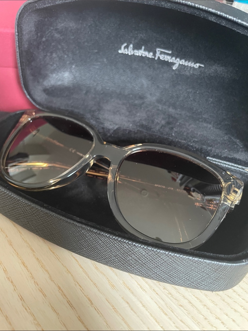 Authentic! Salvatore Ferragamo Sunglasses with Smokey Ombré Lenses